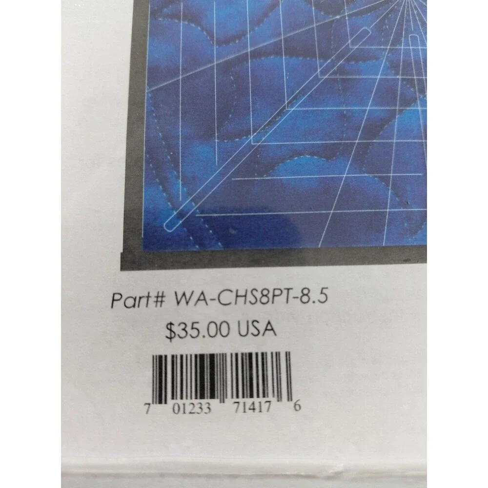 Westalee Design Sew Steady Crosshair Ruler 8 Point 8.5